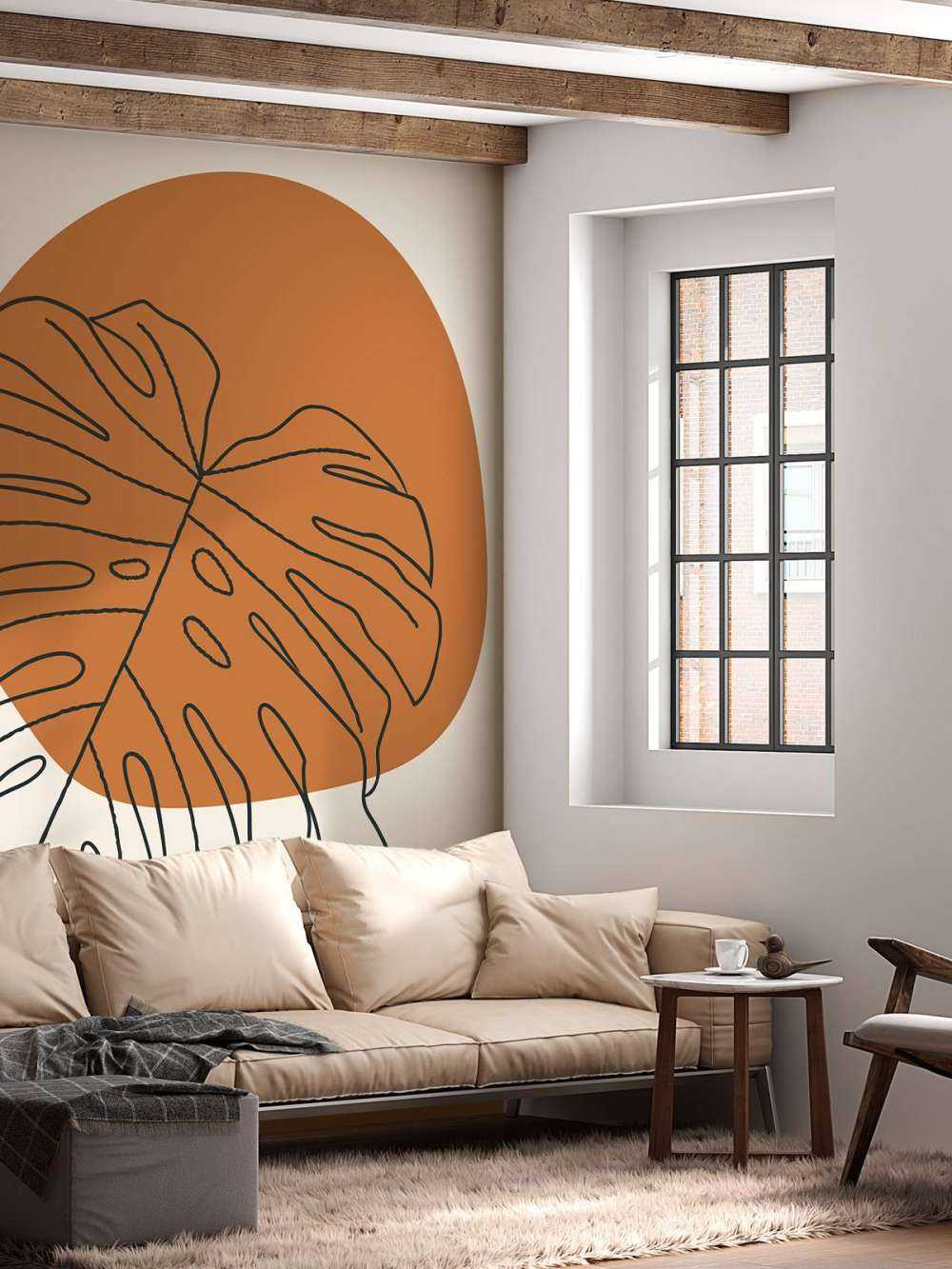 Minimalistyczny liść