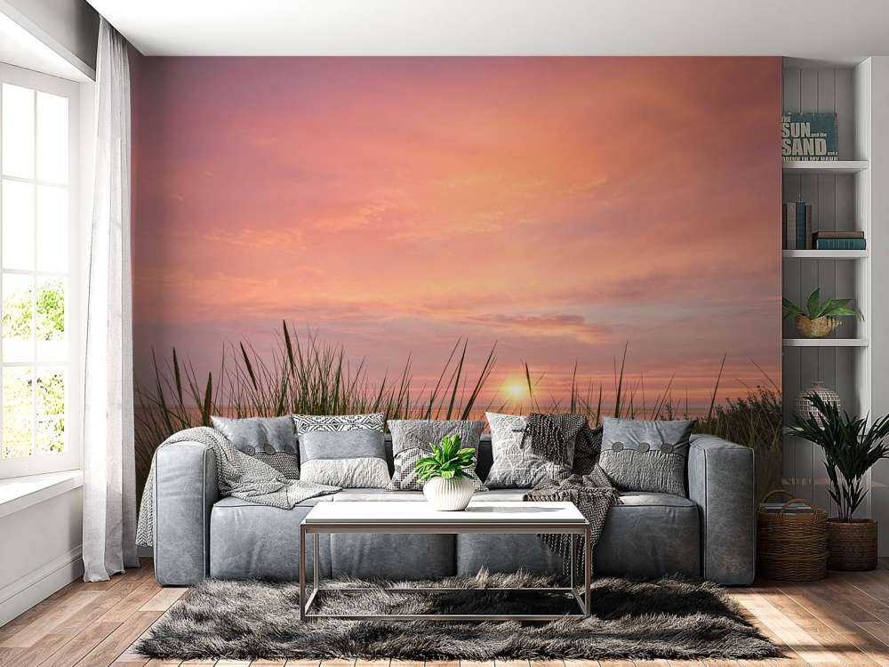 Wschód słońca na morzu