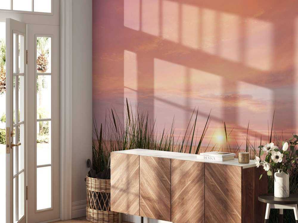 Wschód słońca na morzu