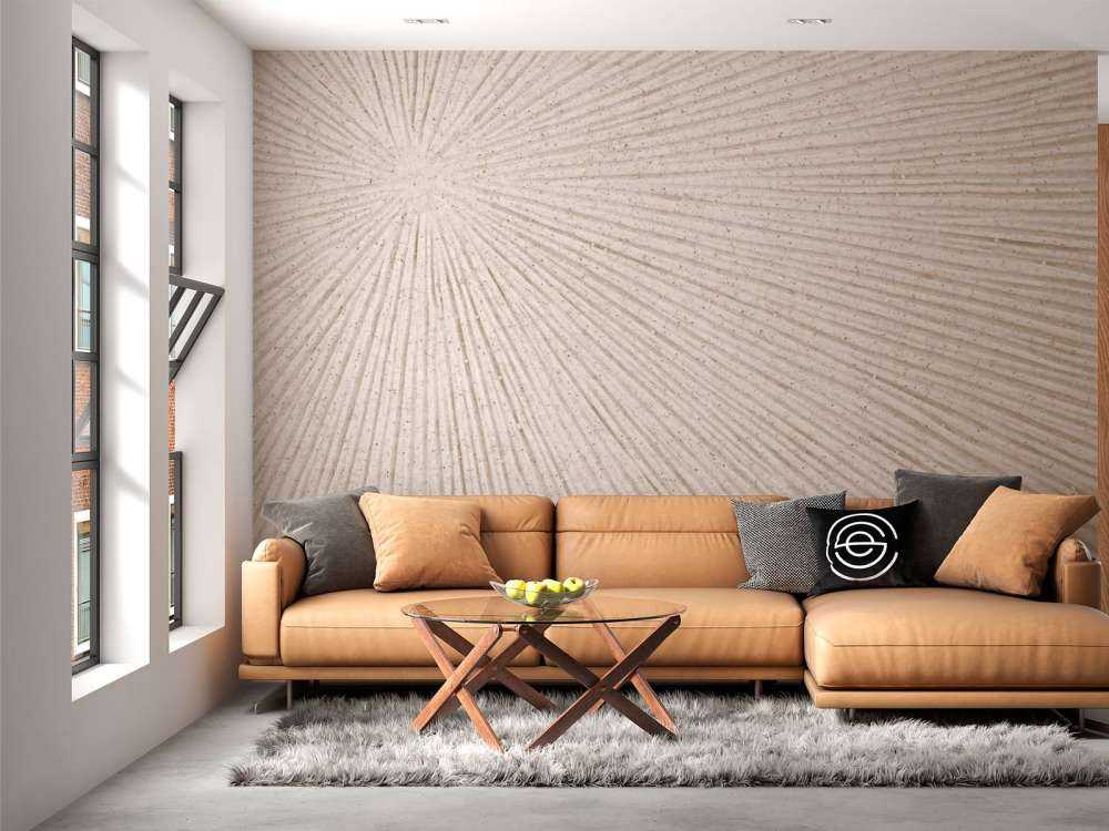 Struktura z liniami słońce len