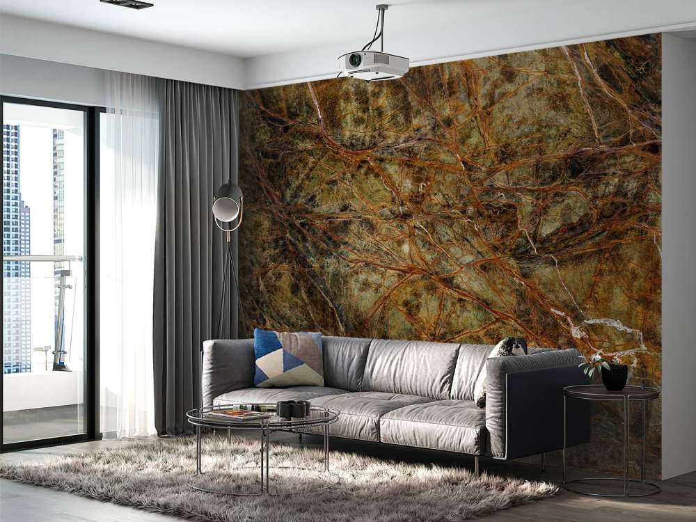 Marmur z kolorowymi żyłkami