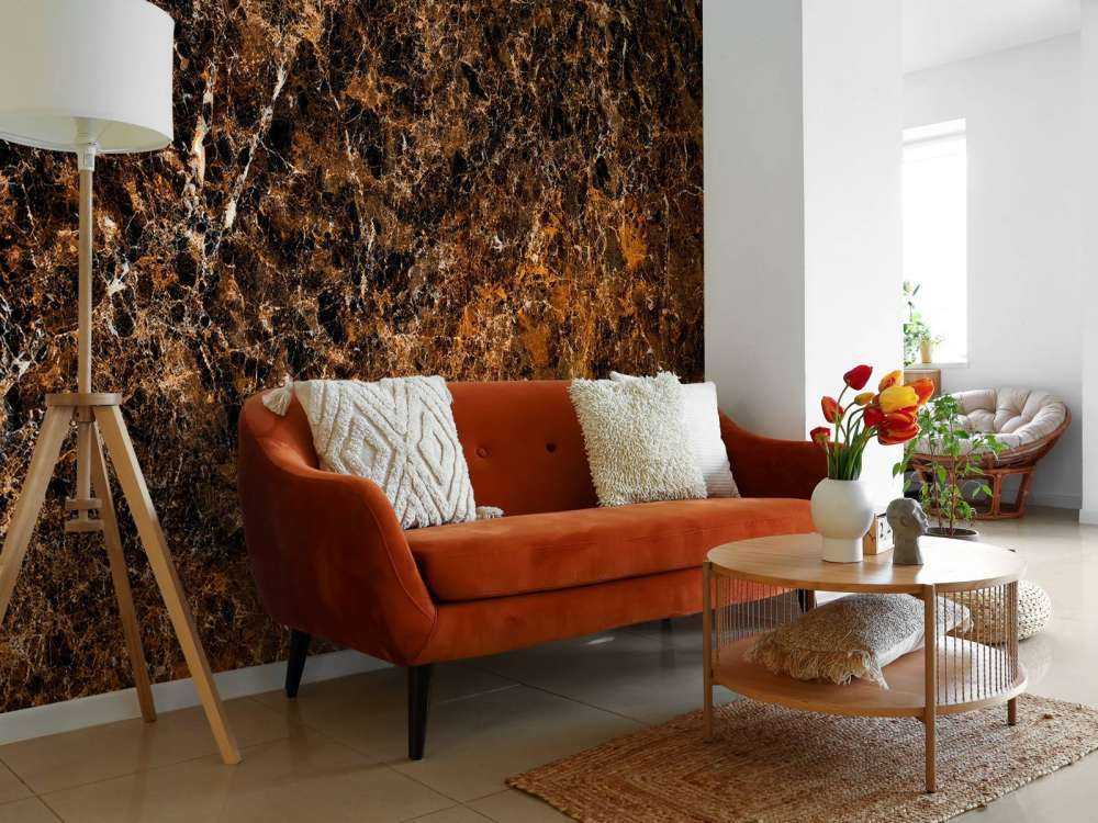 Marmur w kolorze miedzi