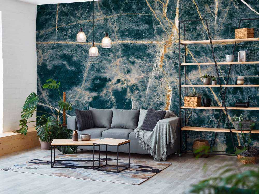 Wytrzymały niebieski marmur