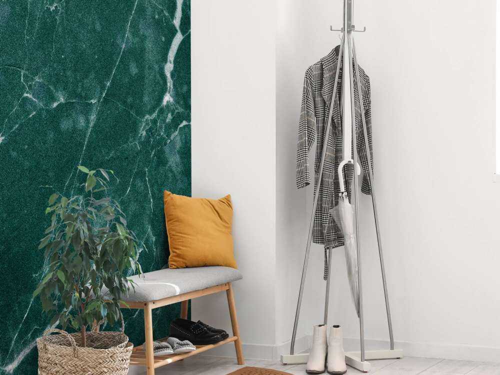 Struktura zielonego marmuru