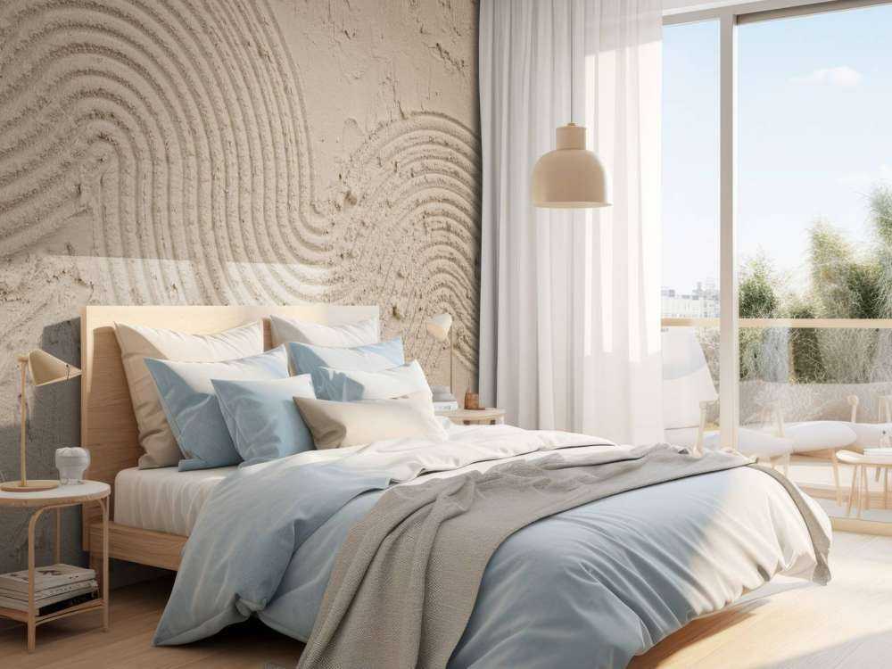 Sztuka tekstury w kolorze taupe