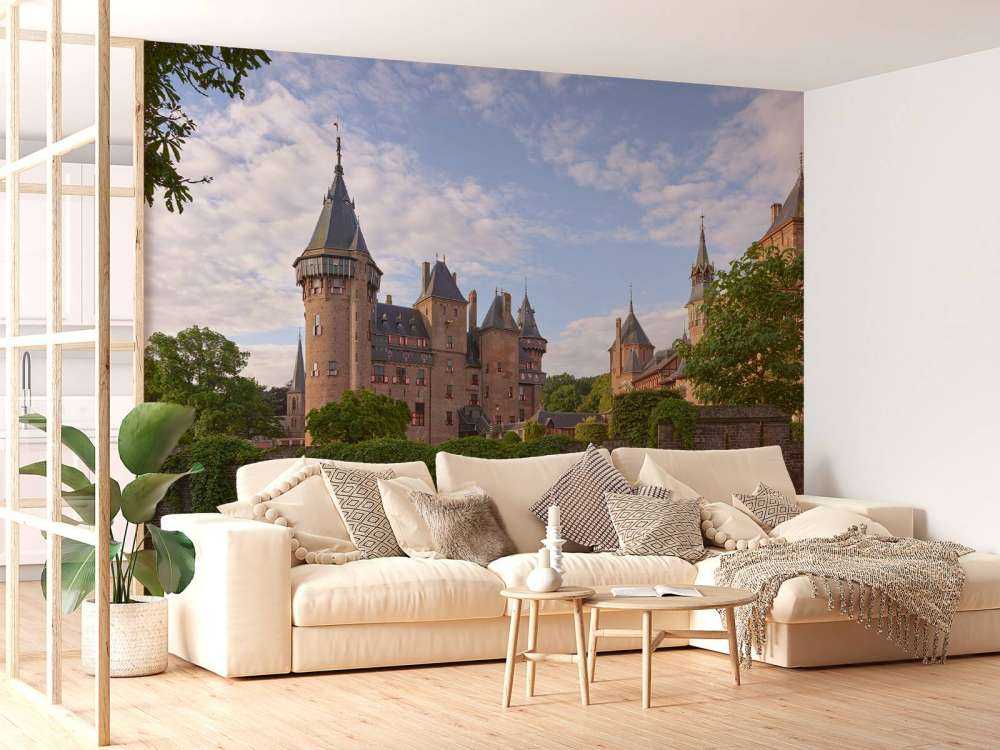 Zamek de Haar od strony wody