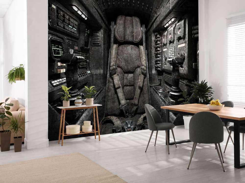 Krzesło w statku kosmicznym