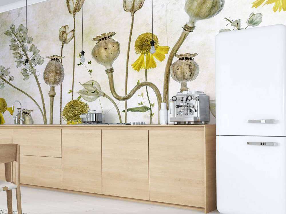 Poppies and Helenium