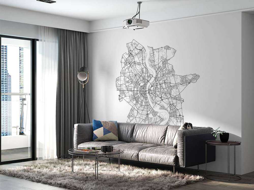 Mapa Kolonii, biała