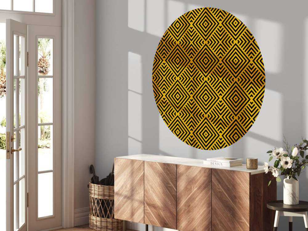 Czarny i złoty Art Deco