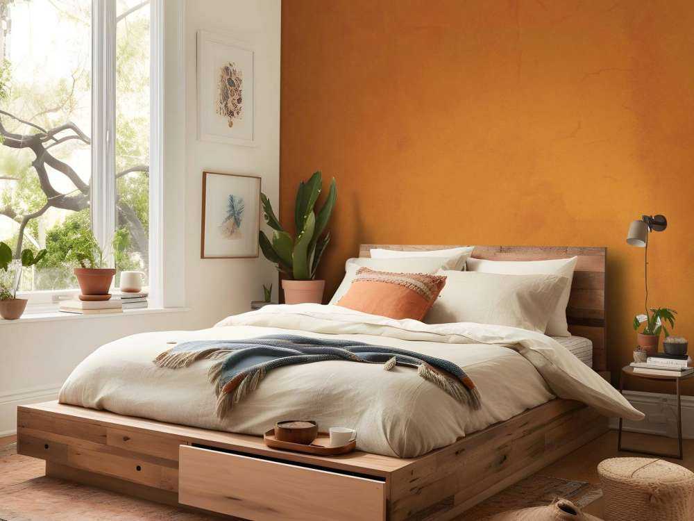 Złotobrązowy beton