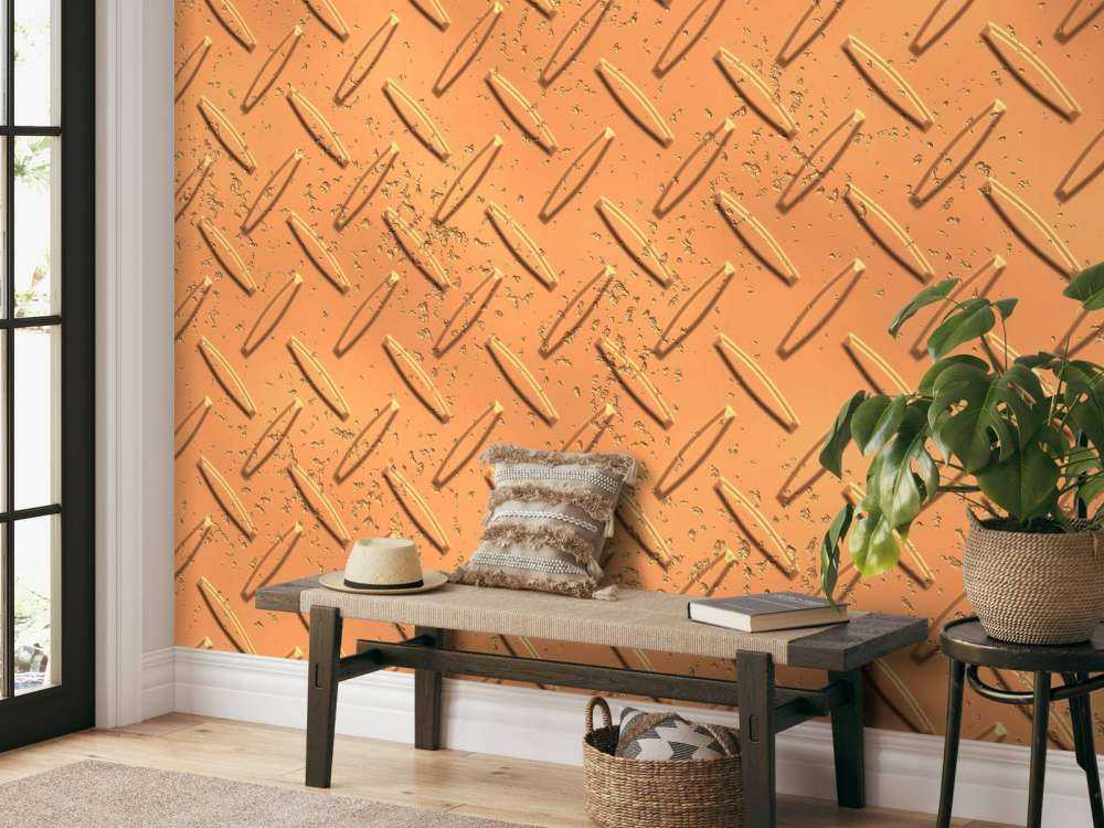 Brązowa płyta metalowa