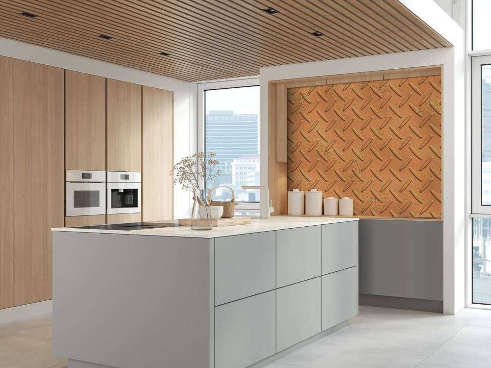 Brązowa płyta metalowa