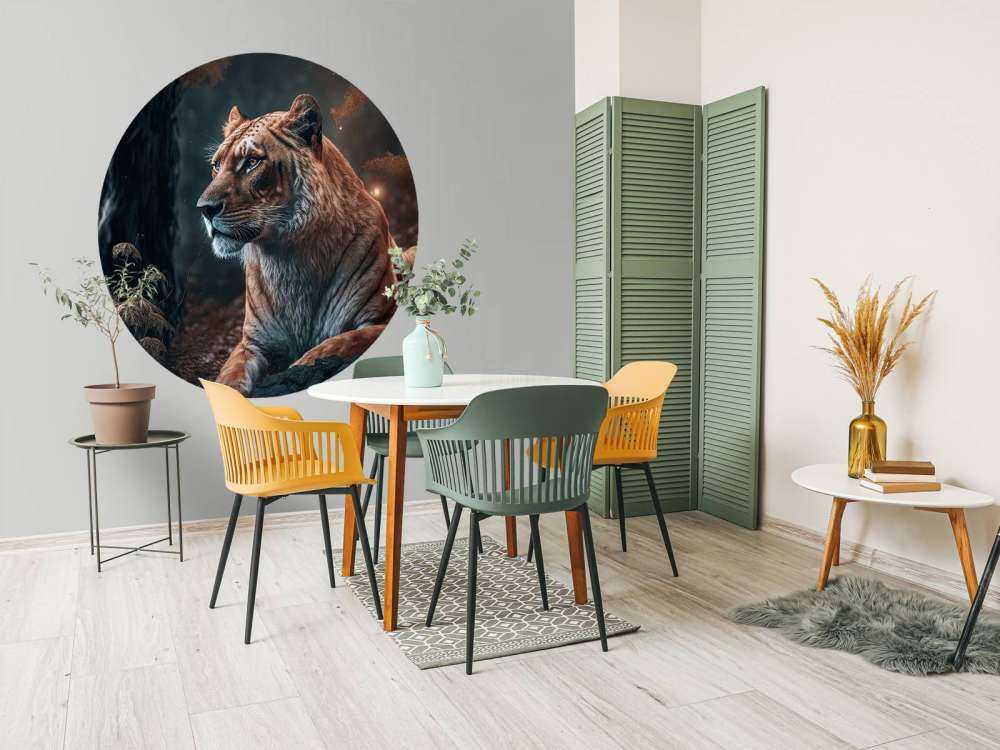 Ilustracja przedstawiająca lwa