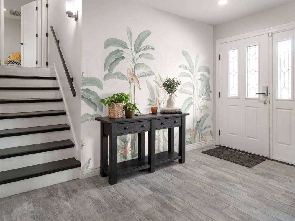 Vintage Jungle Landscape - pastelowy