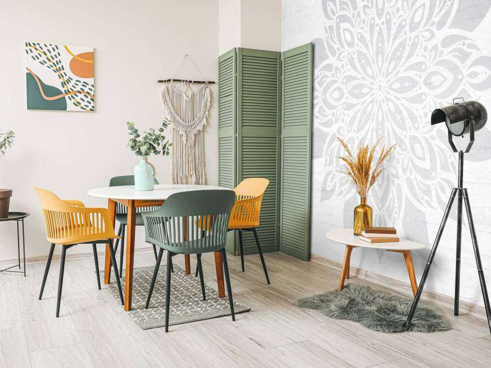 Miękki szary kwiat mandali