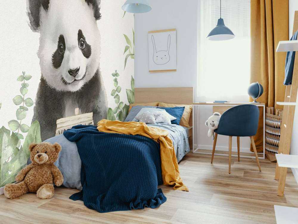 Młoda panda w dżungli