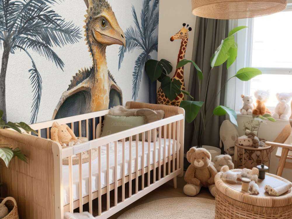 Młody pteranodon w niebieskiej dżungli