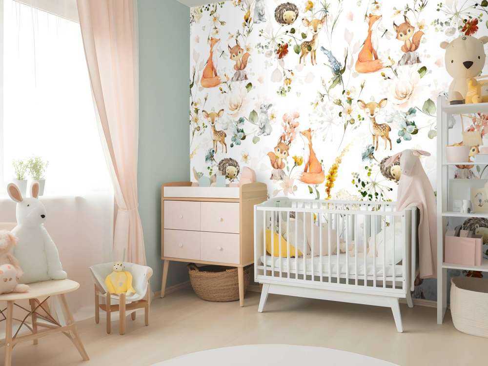 Leśne zwierzęta dla niemowląt