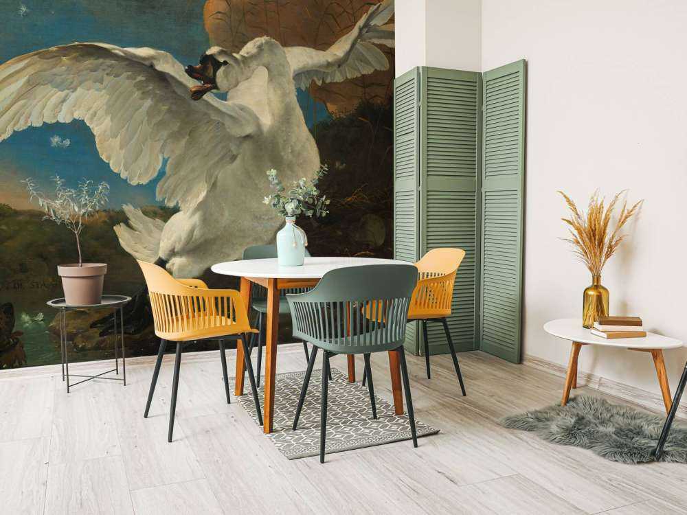 Zagrożony łabędź