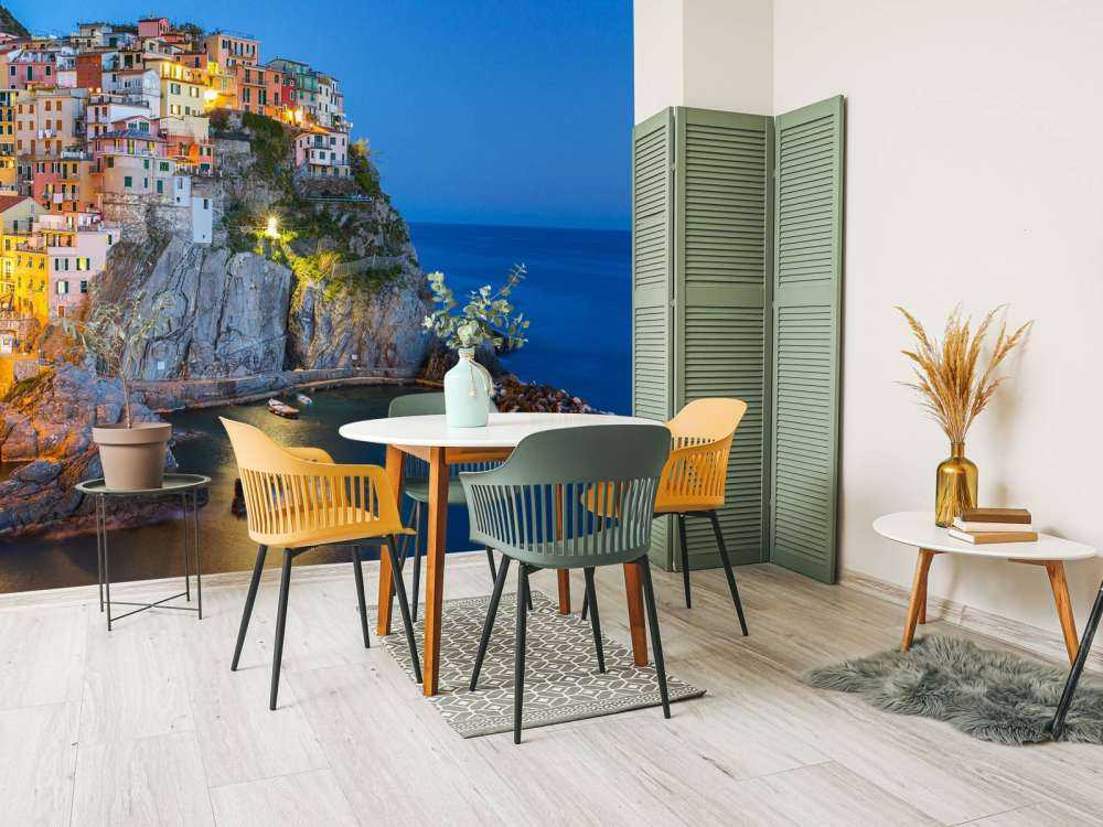 Włoskie miasto nocą