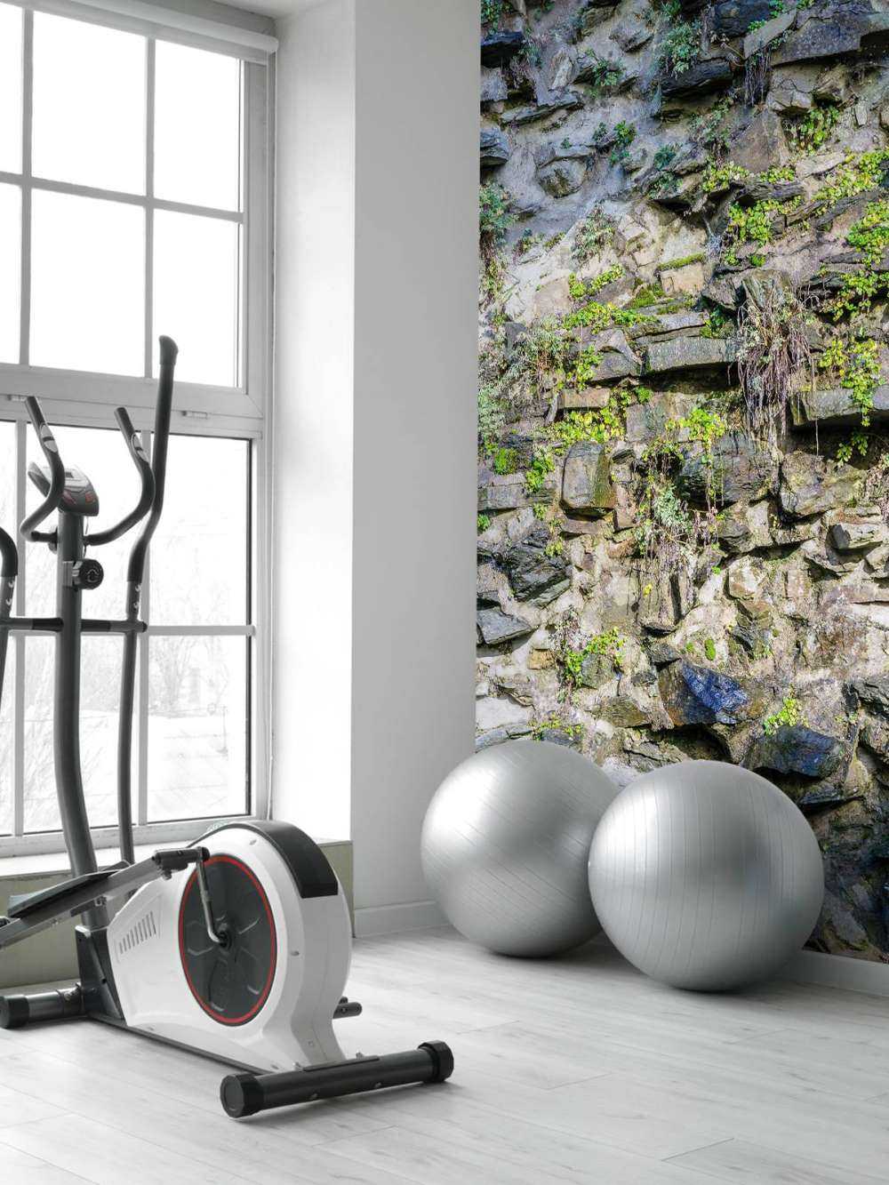 Zarośnięta ściana