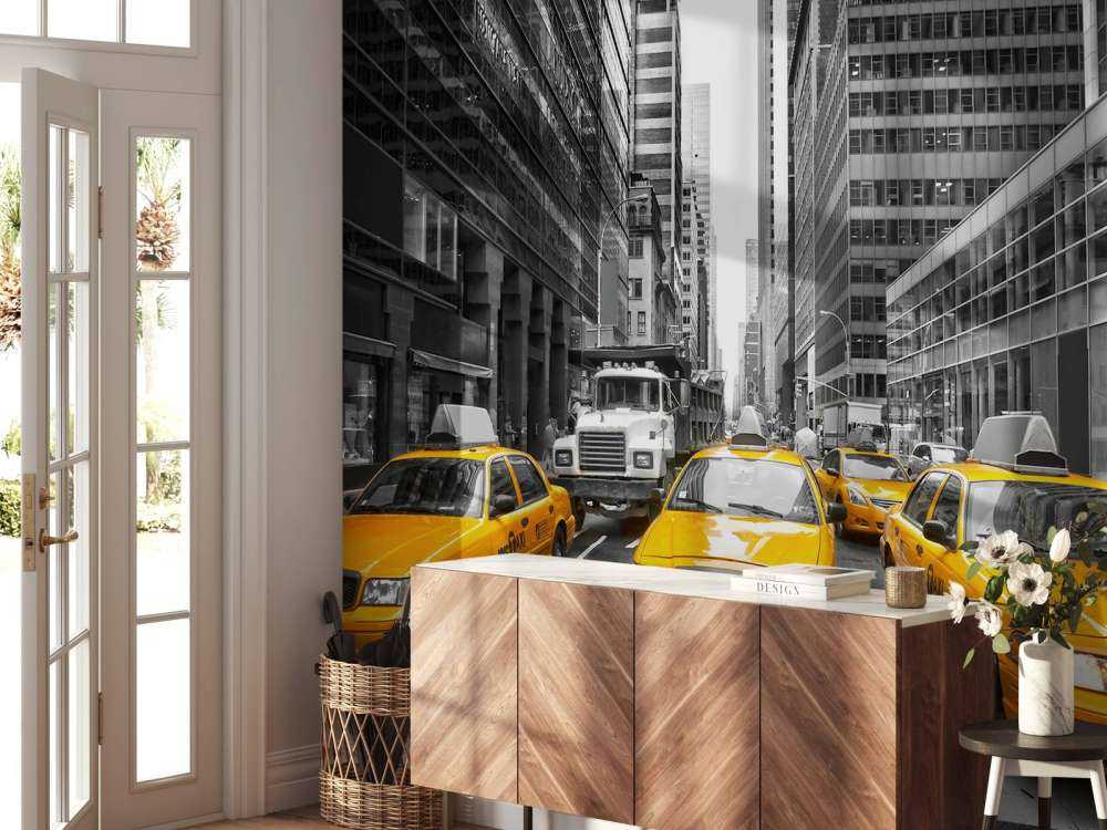 Żółte taksówki w Nowym Jorku