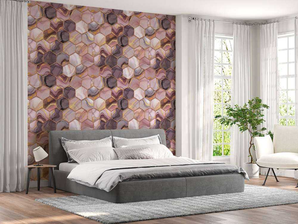 Kolorowy plaster miodu