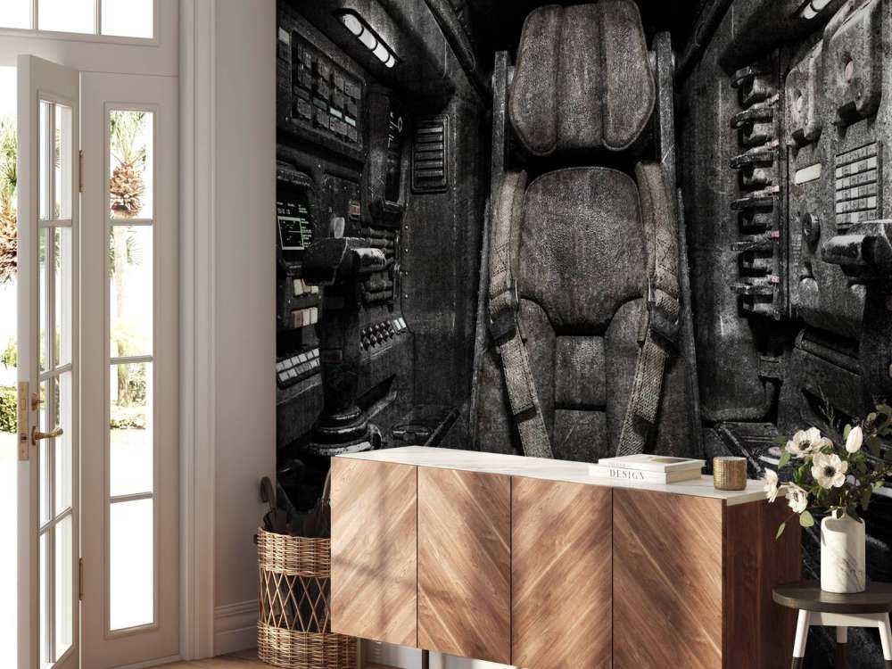 Krzesło w statku kosmicznym