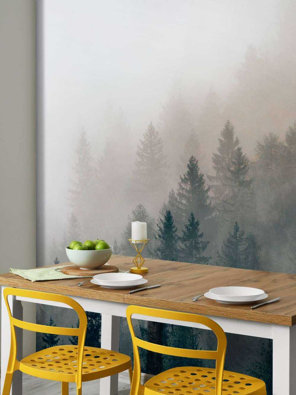 Cortina d'Ampezzo podczas mgły