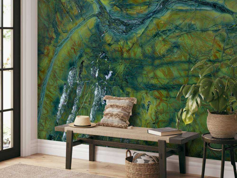 Marmur o zielonej barwie