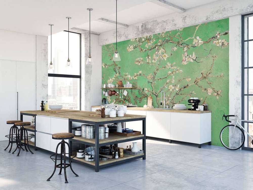 Wiosenny kwiat migdałowca