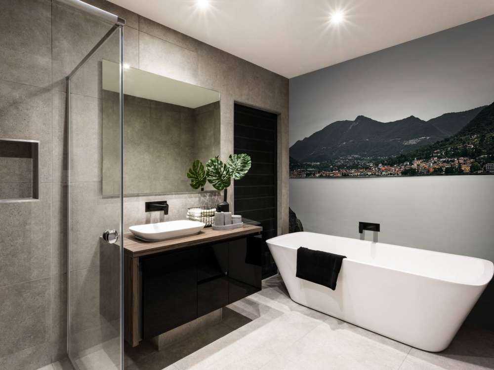 Wioska nad jeziorem Garda