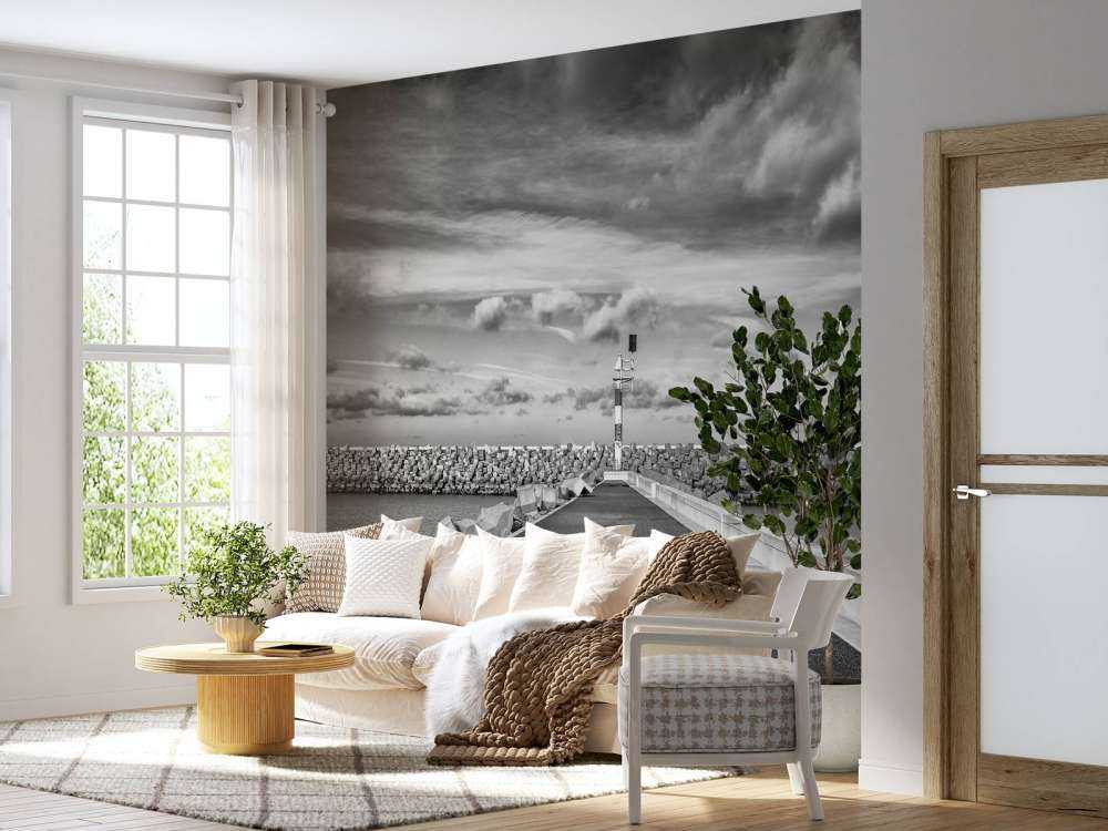 Ściana nabrzeżna mariny Cadzand Bad 