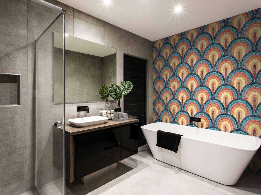 Falisty nadruk w stylu bohemy