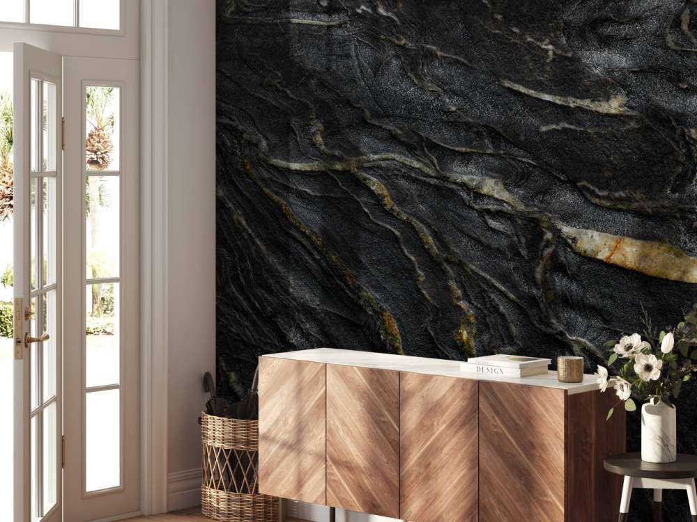 Marmur o chropowatej strukturze