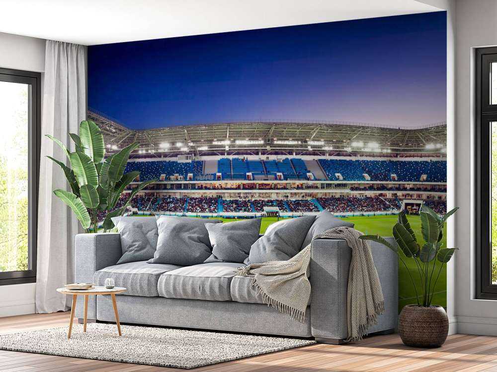 Panorama stadionu piłkarskiego