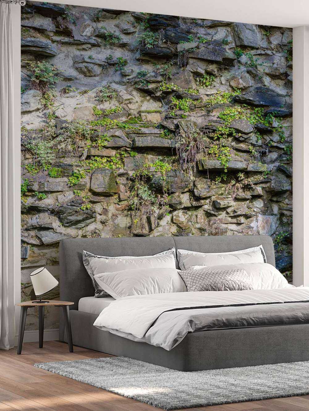 Zarośnięta ściana