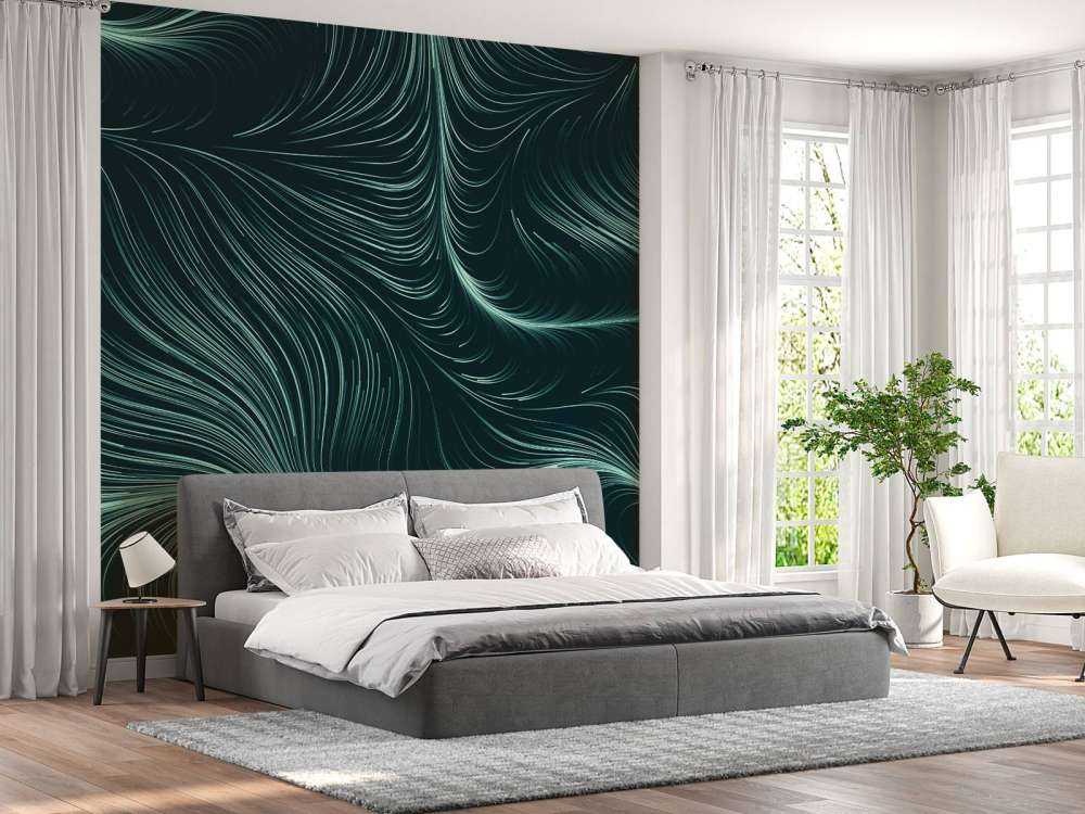 Zielone podświetlone linie