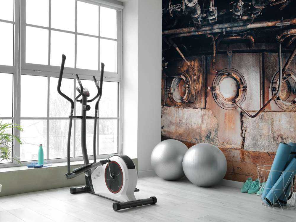 Stary piec przemysłowy