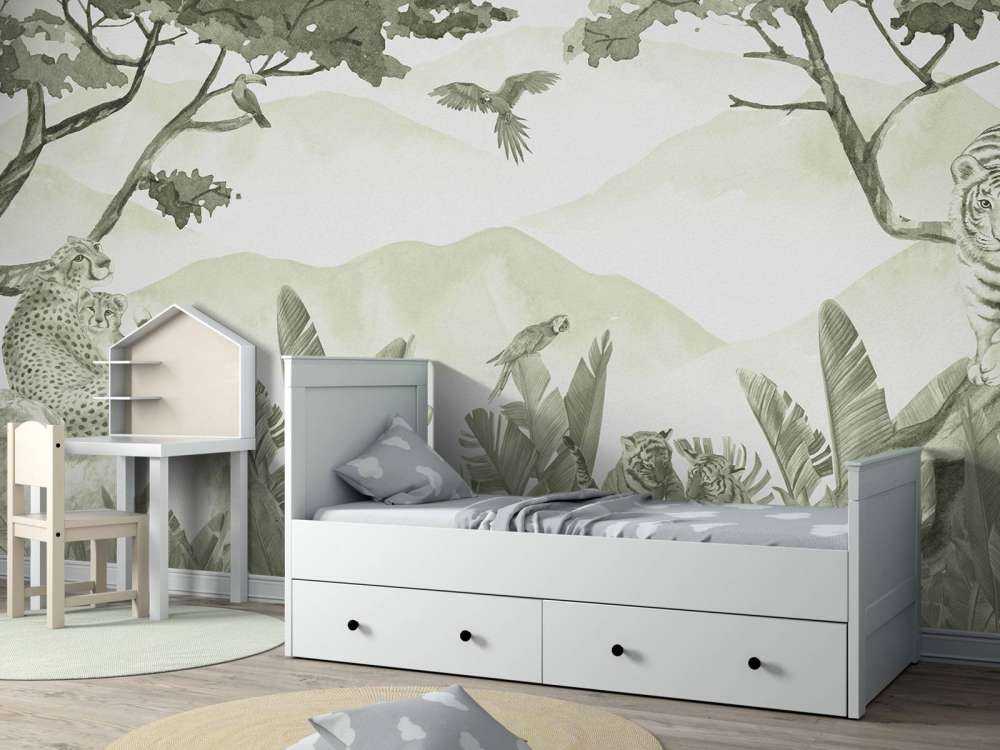 Drapieżniki w dżungli na zielono