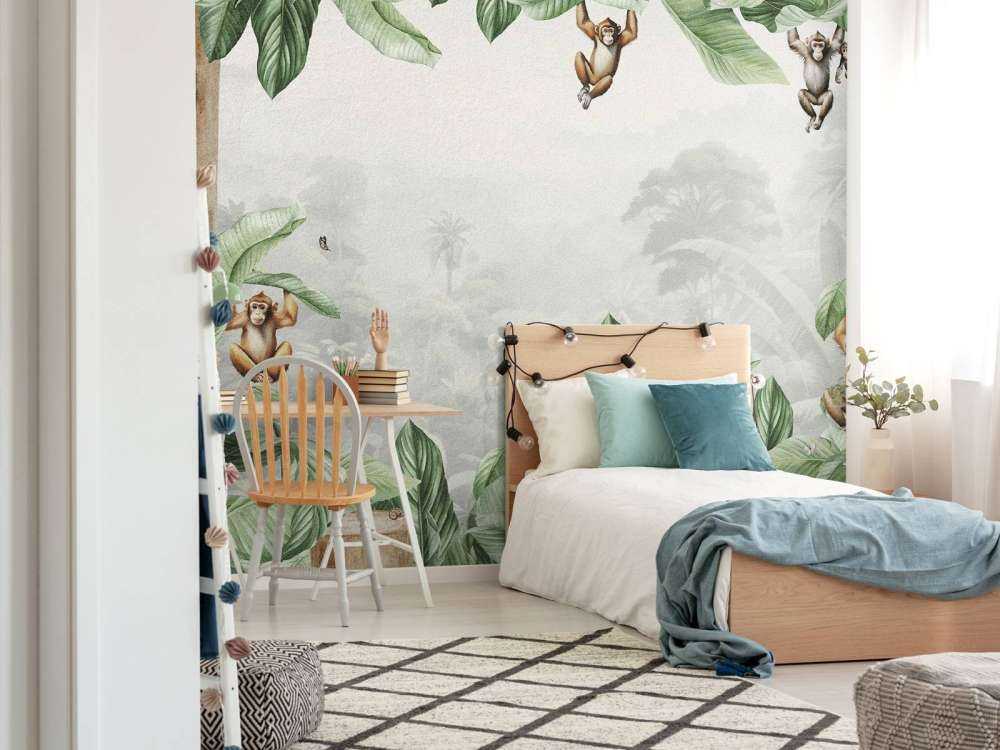 Krajobraz małp w kolorze