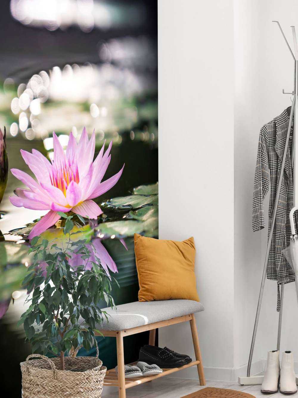 Kwiat lotosu różowy