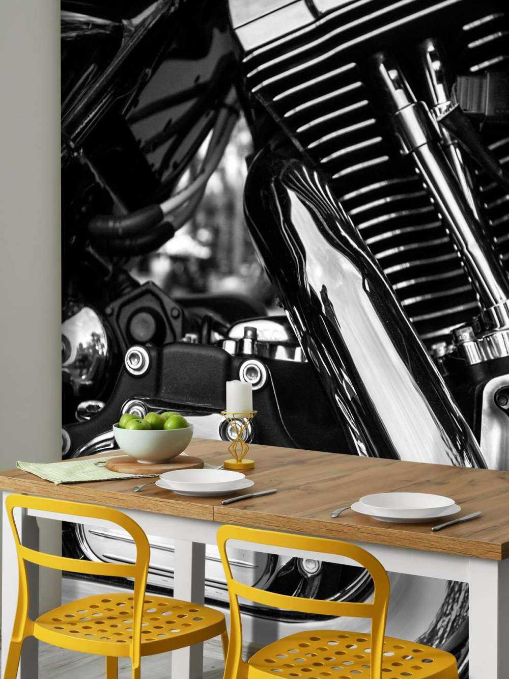 Błyszczący blok silnika