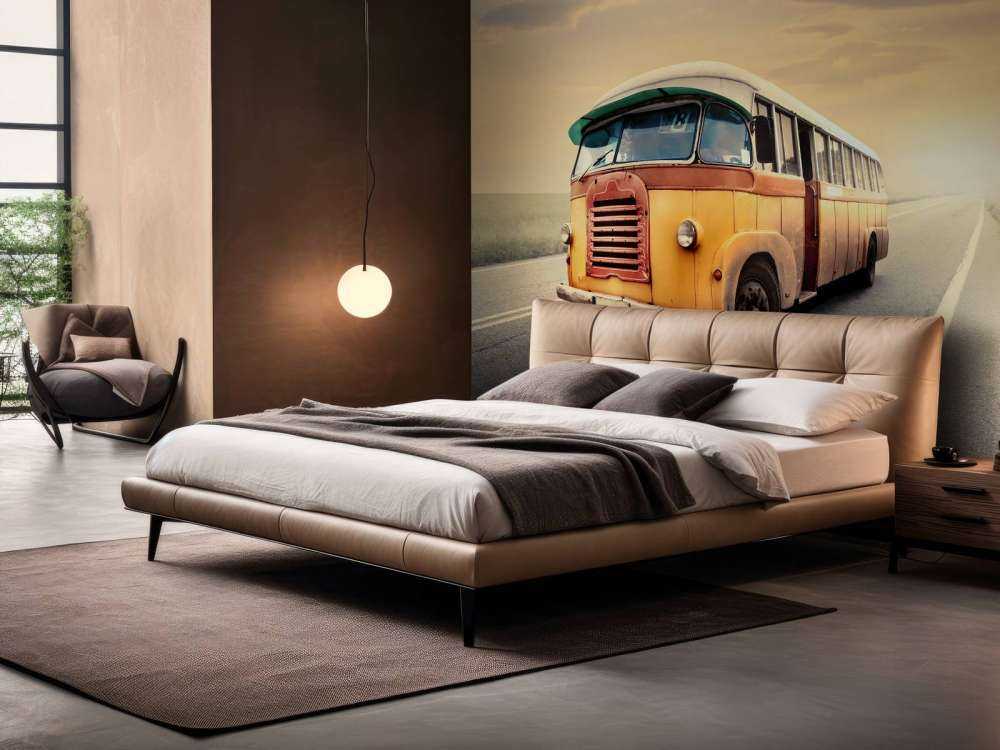 Autobus na bezludnej drodze