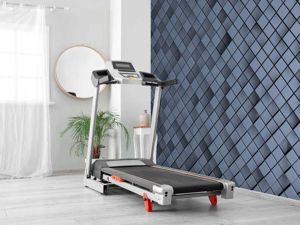 Niebieskie płytki 3D