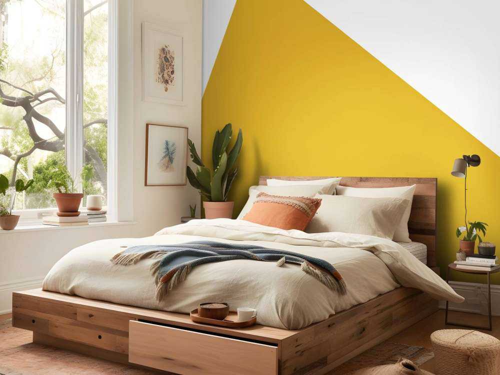 Trójkąt, ochre żółty