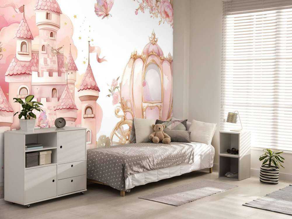 Zamek bajkowy i różana kareta