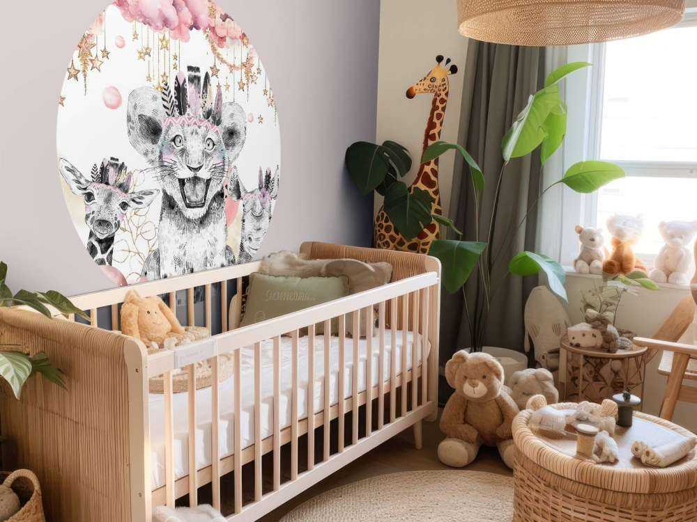 Dromeryczne zwierzęta pod gwiezdnymi chmurami