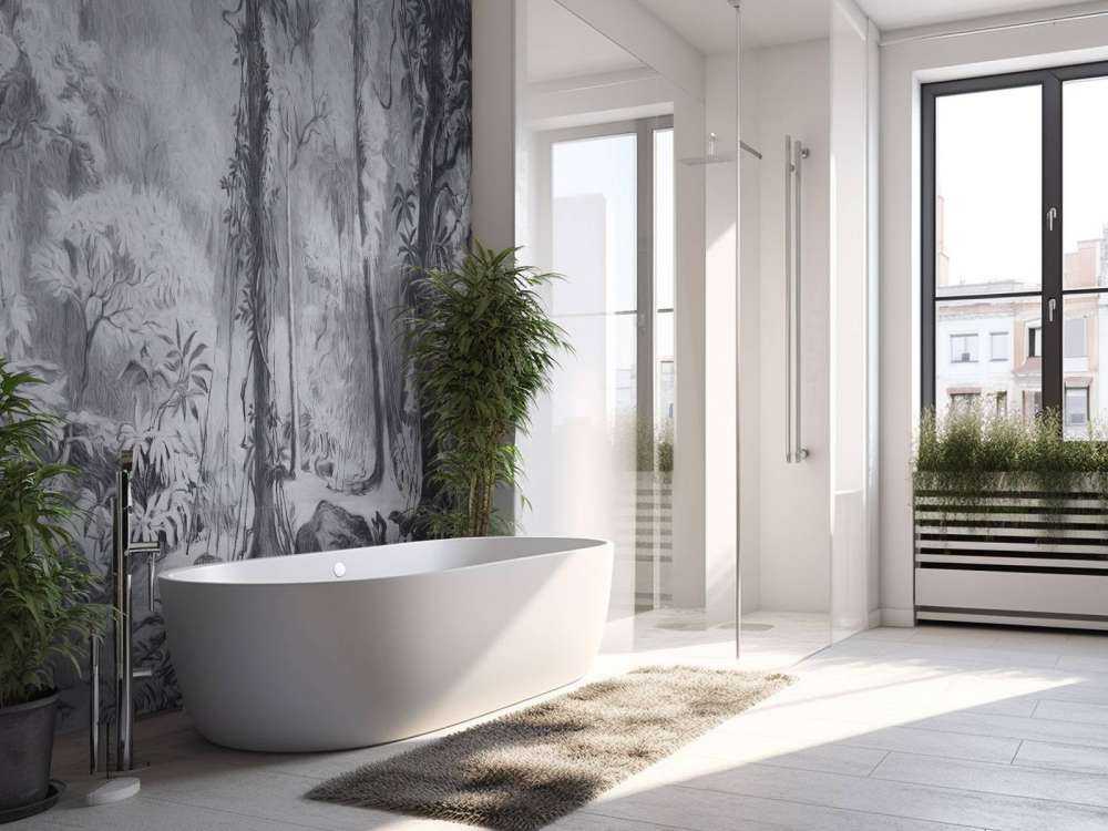 Las tropikalny - szary